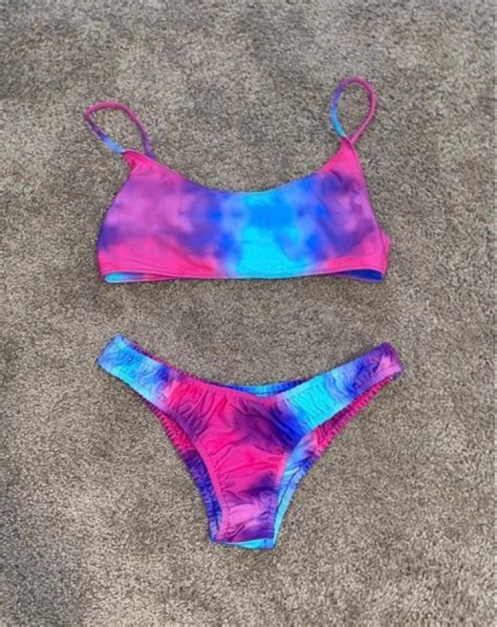 Bella Hadid Slays In Back-To-Back Tie Dye Bikinis After Celebrating 24th Birthday — Watch