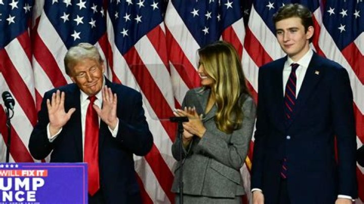 Donald, Barron & Melania Trump At Camp David — Pics