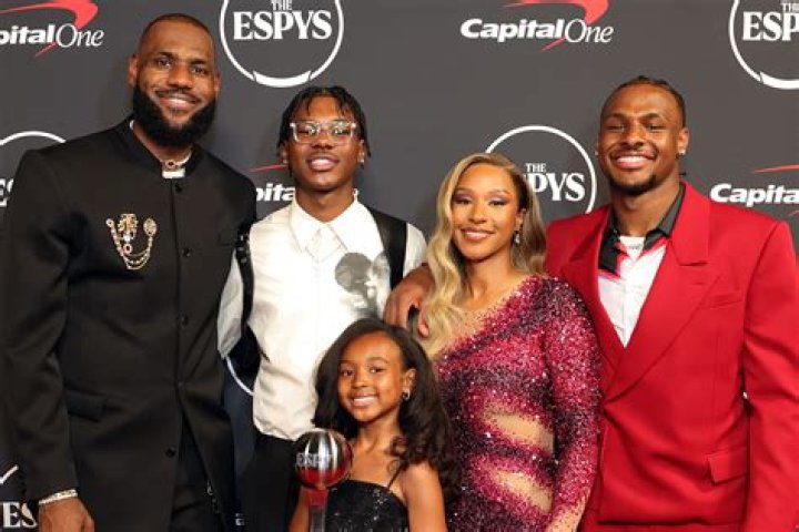 LeBron James Celebrates With Wife Savannah & All 3 Kids After Breaking NBA Scoring Record
